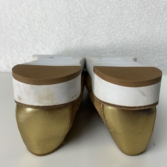 Johnston & Murphy Loafers Womens Sz 8.5M Brown Penelope Perforated Suede Slip On - Picture 12 of 12